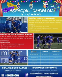 Lee más sobre el artículo Nota de prensa: Campus Tecnificación Carnaval